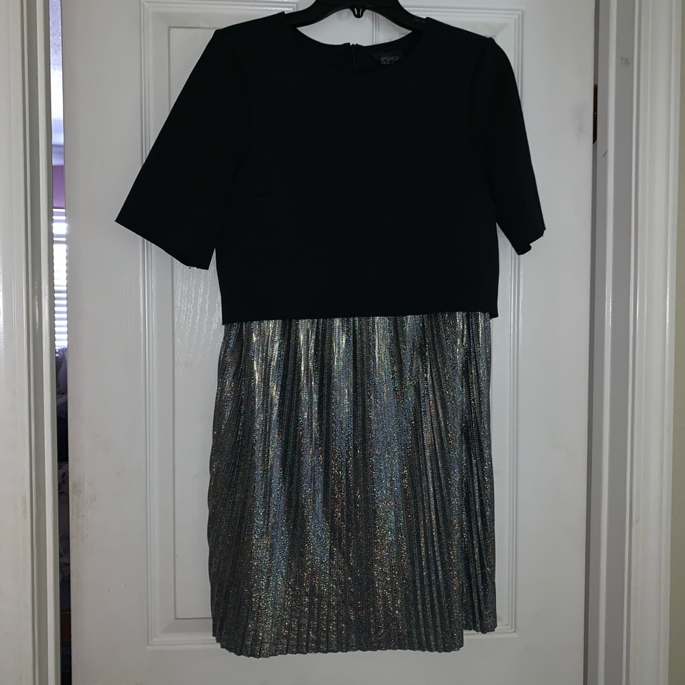 Topshop Holographic dress